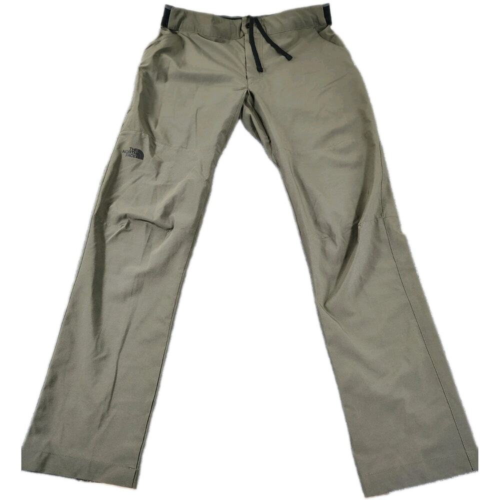 The North Face Pants Men's 34 Green Lightweight Stretch Hiking Outdoor Nylon EUC